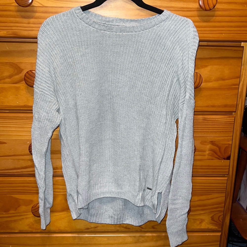 Hollister light grey sweater!